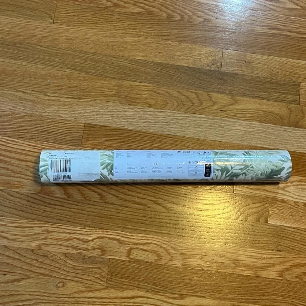 Anthropologie Florence Court Olive Botanical Wallpaper NWT